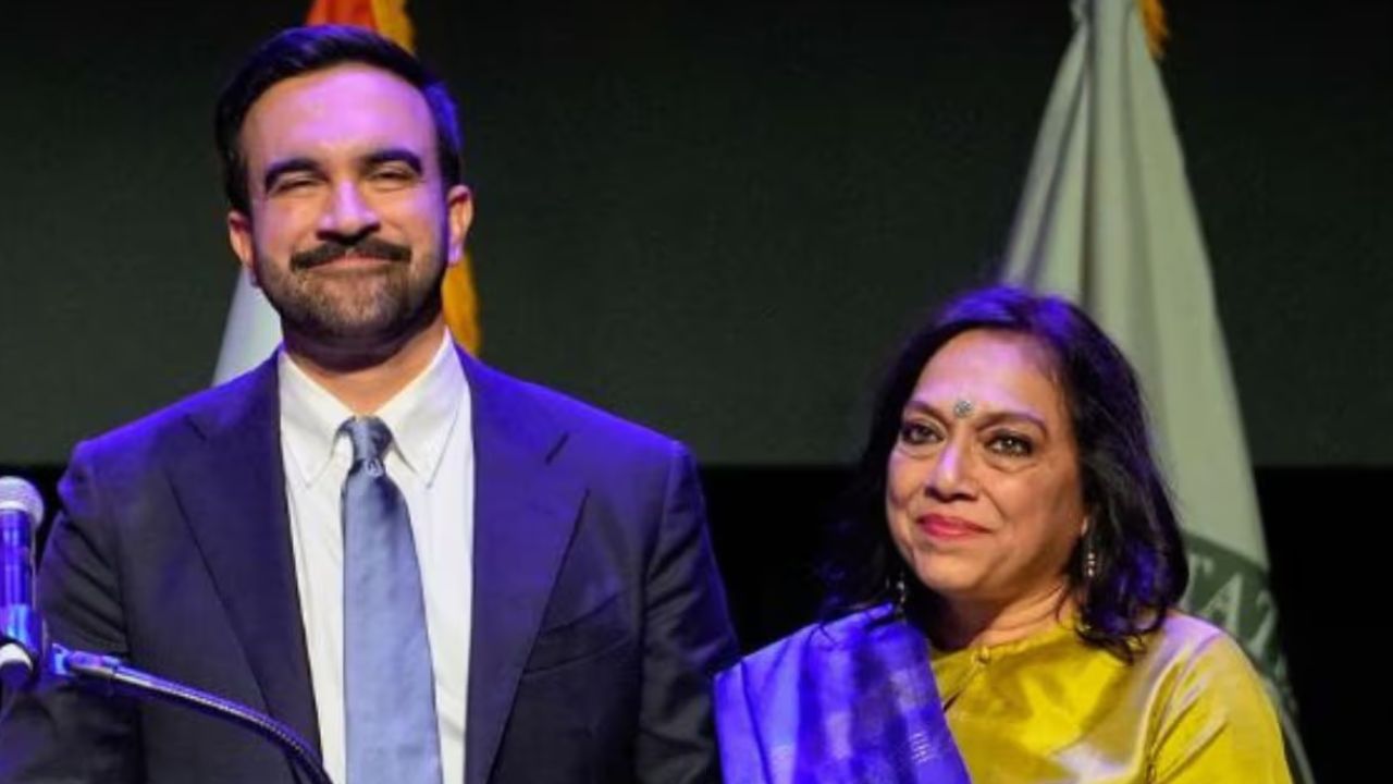 Zohran Mamdani and Mira Nair.