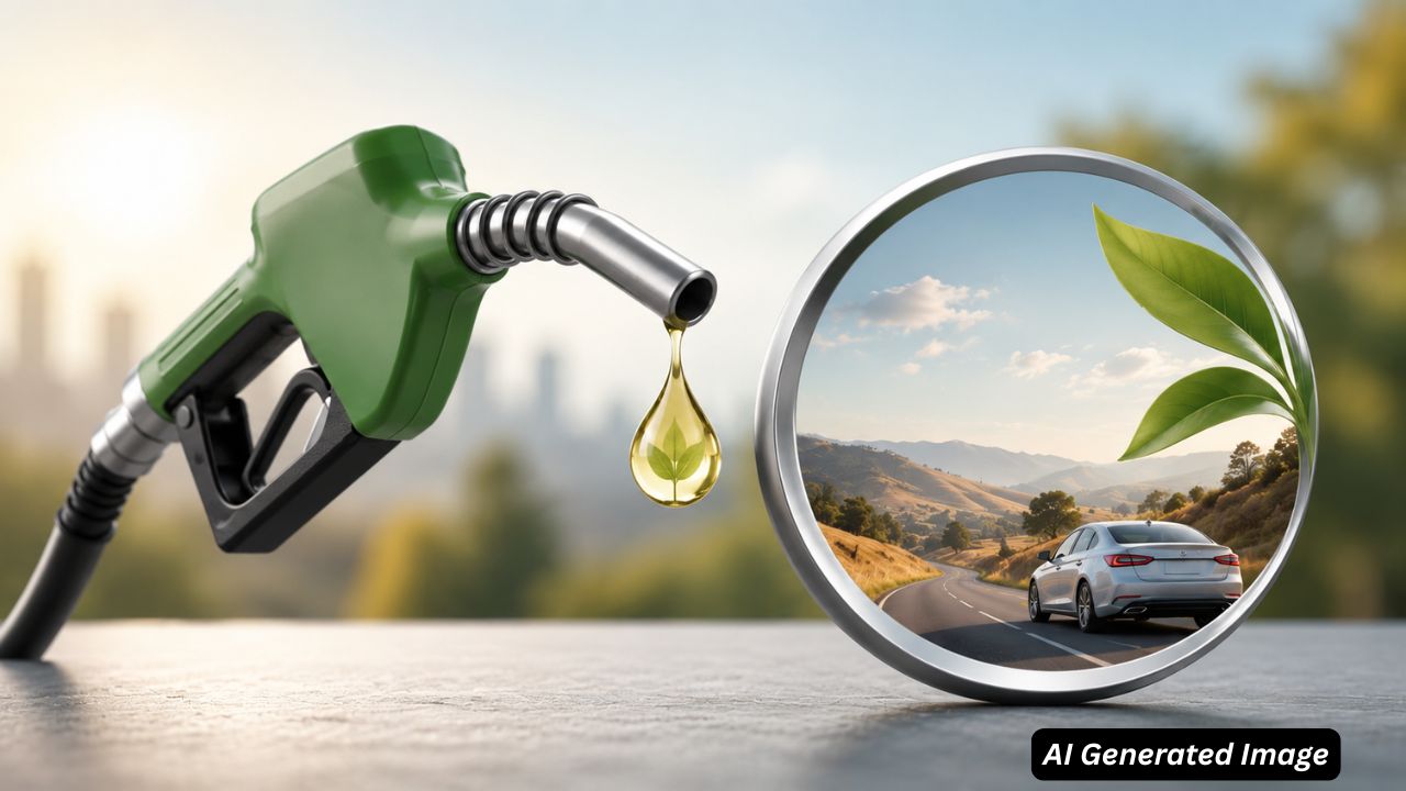 ai generated image of ethanol blended petrol