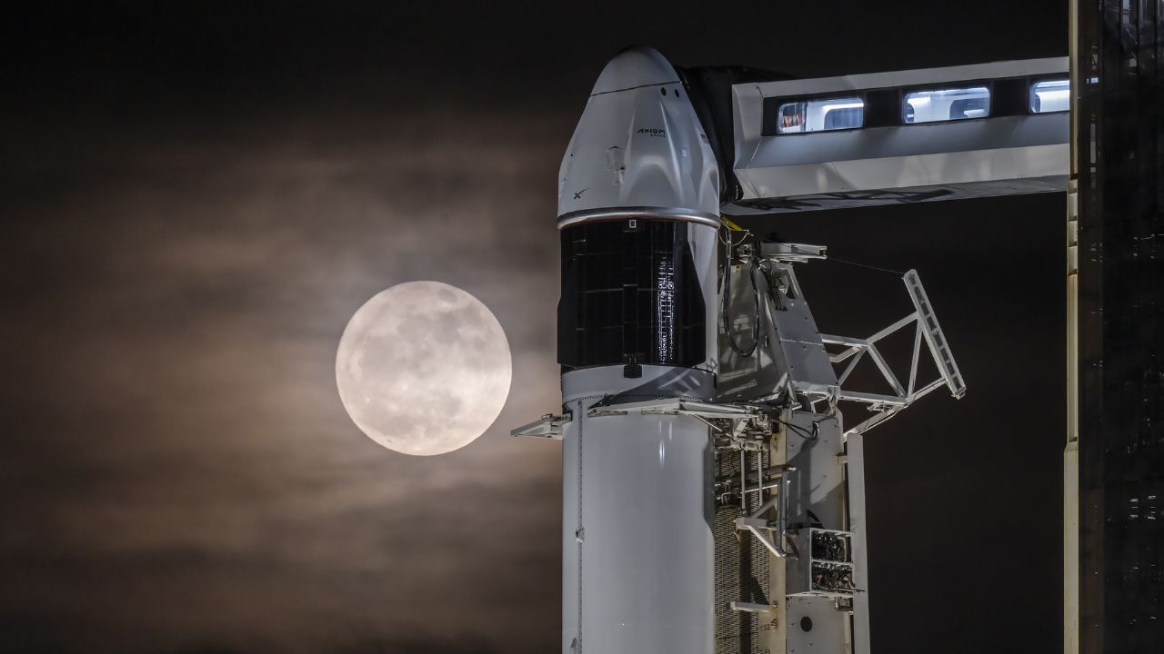 axiom mission। Photo Credit: X/@NASAWatch