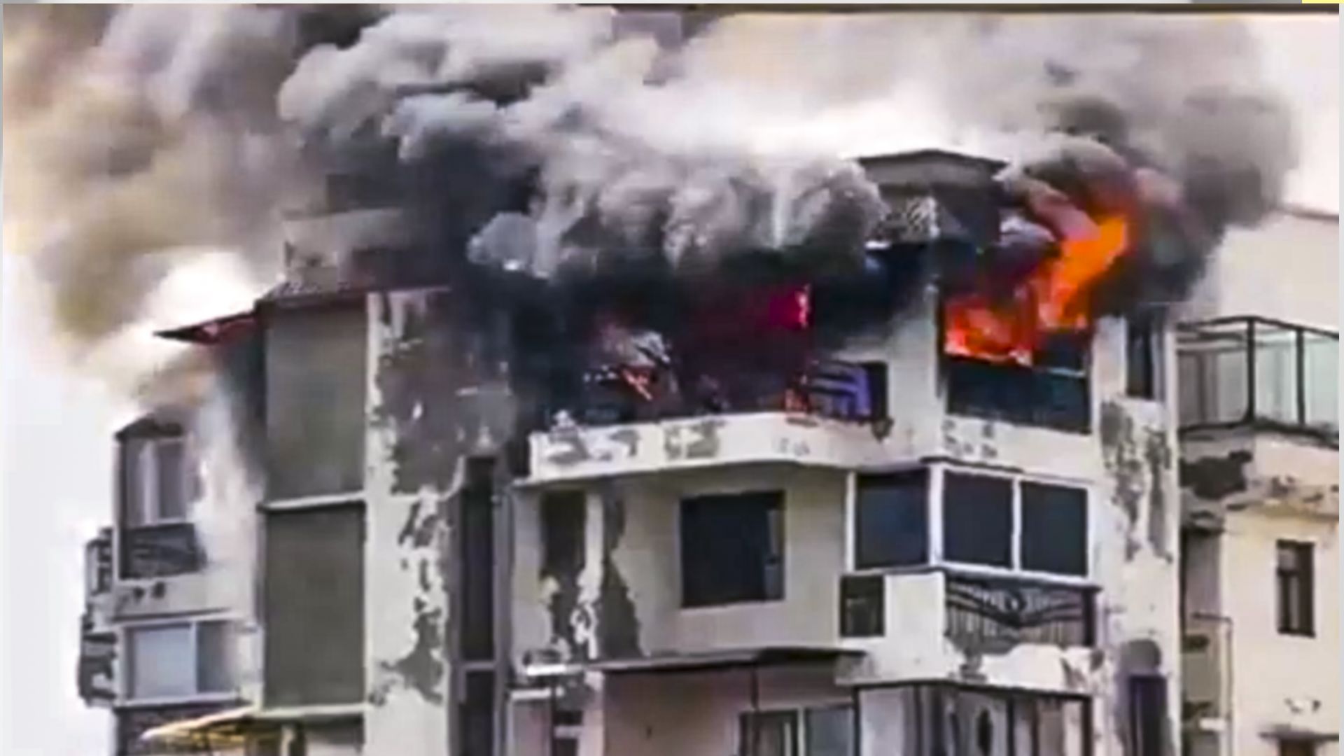 Fire in Delhi Dwarka
