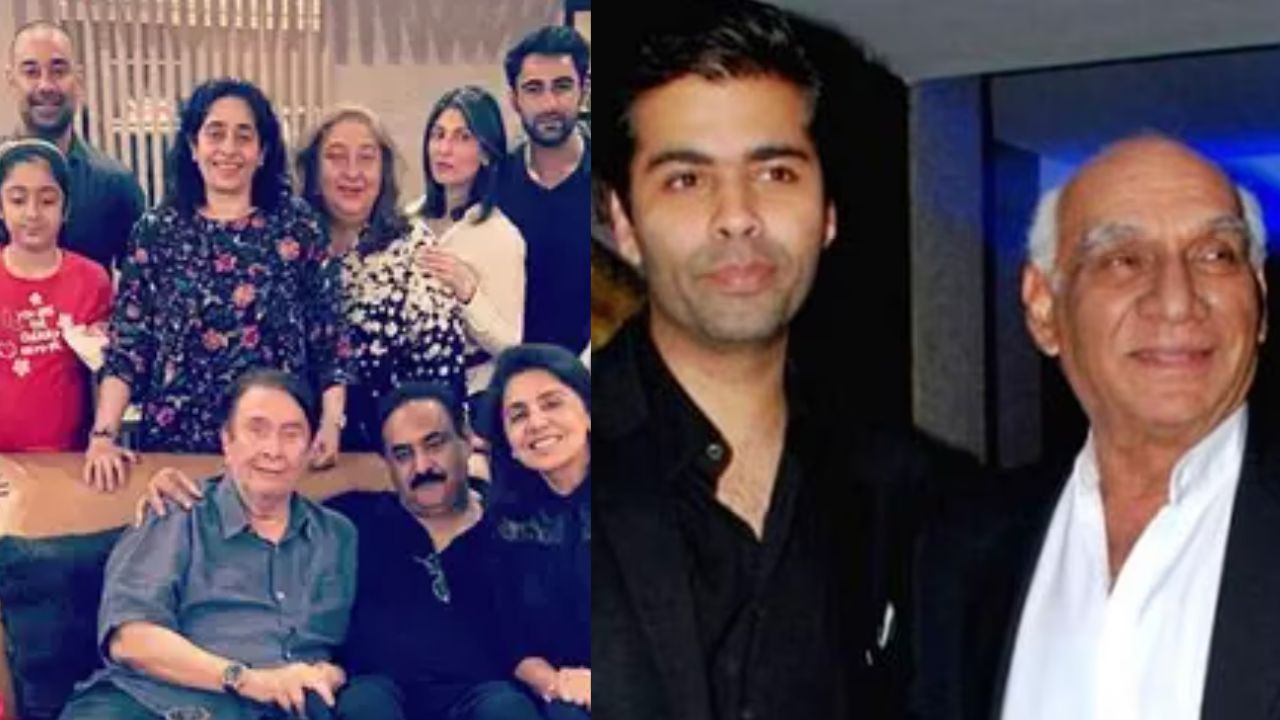 kapoor family and yash chopra and karan johar