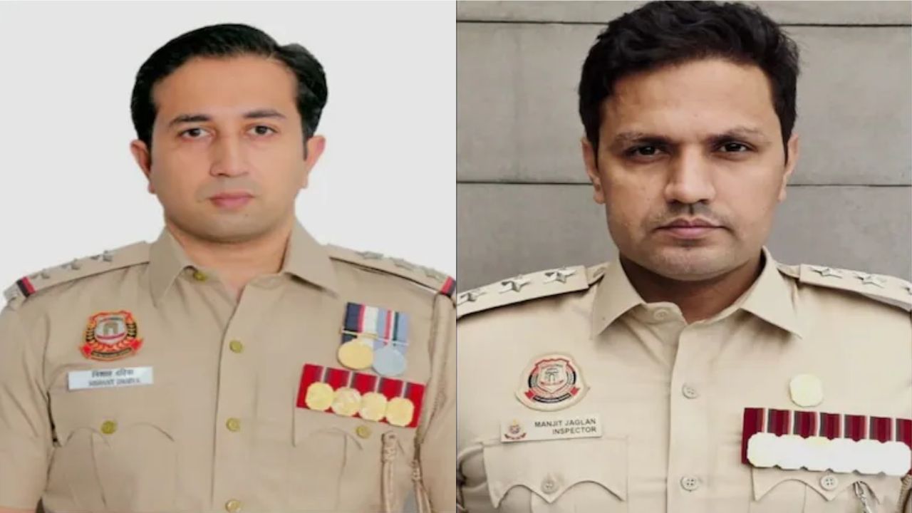 Inspector Manjeet Jaglan and Inspector Nishant Dahiya