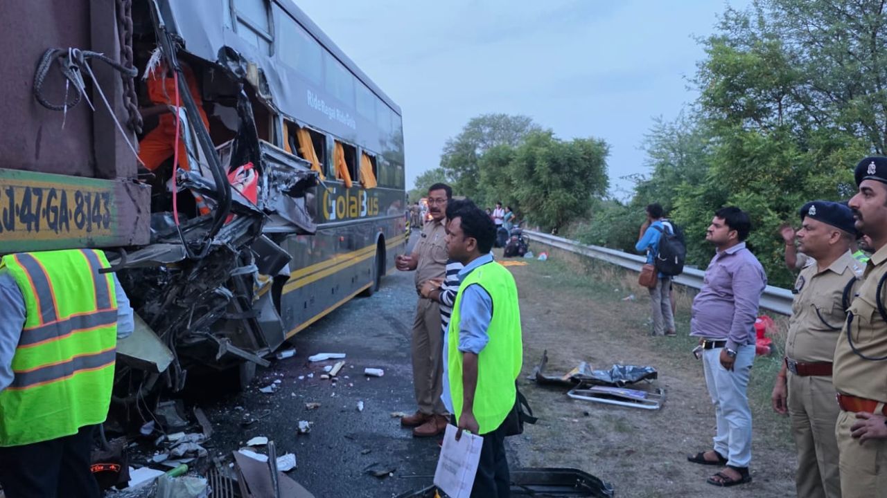 road accident in mathura