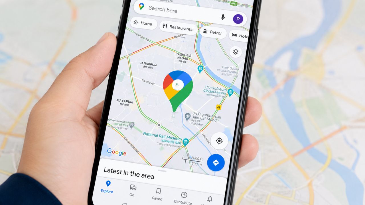 AI generated image of google maps
