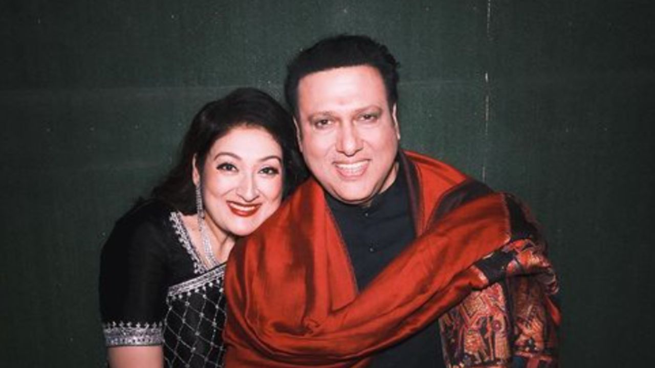 Govinda with wife sunita