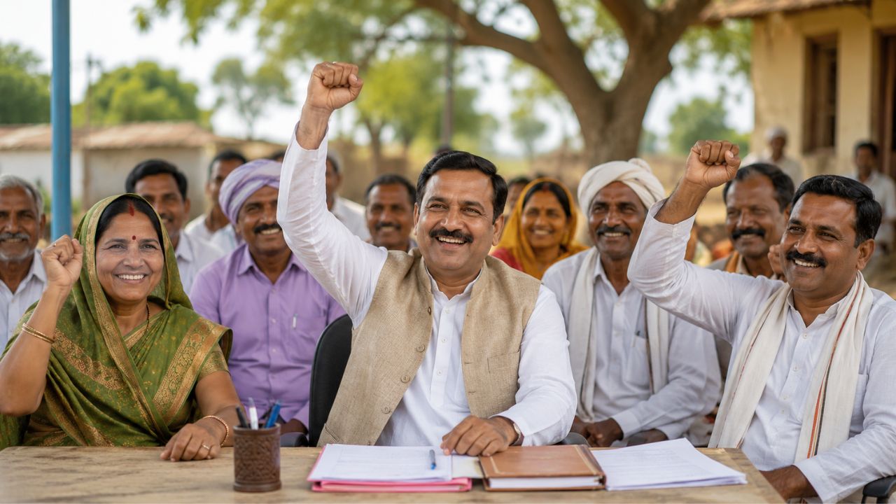 ai generated image of gram pradhans