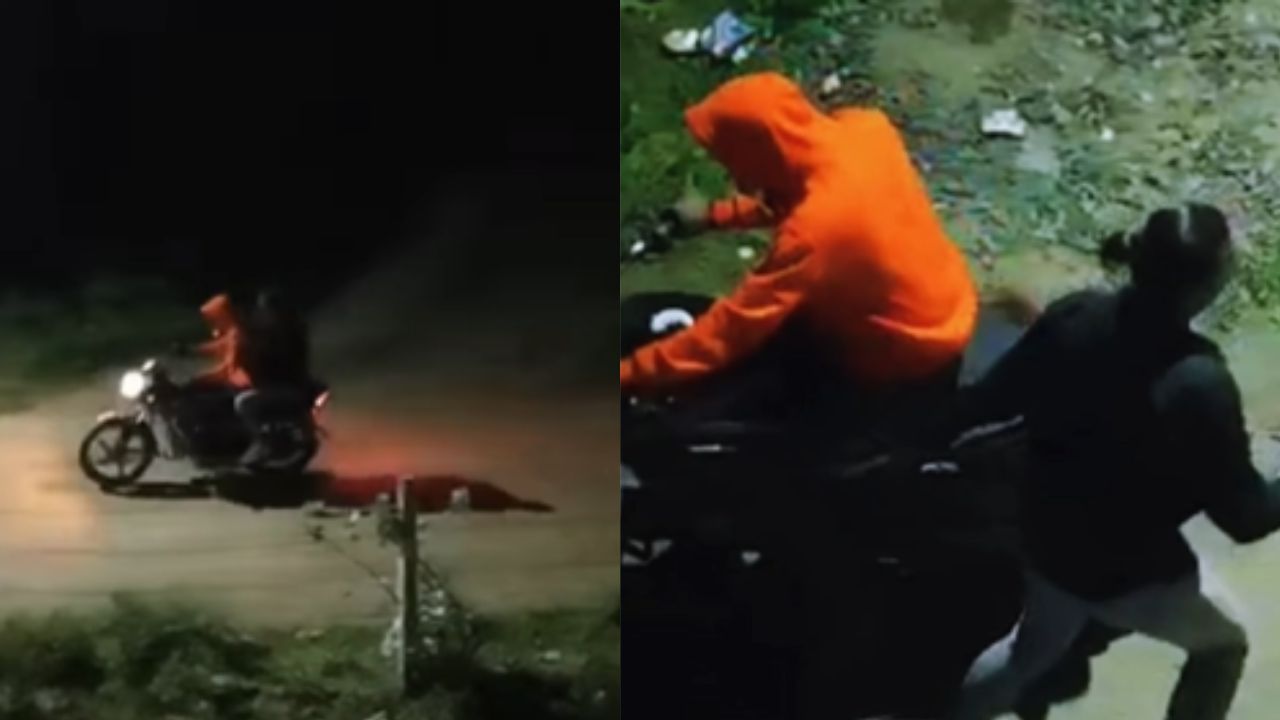 running attacker । Photo Credit: Screengrab of Video