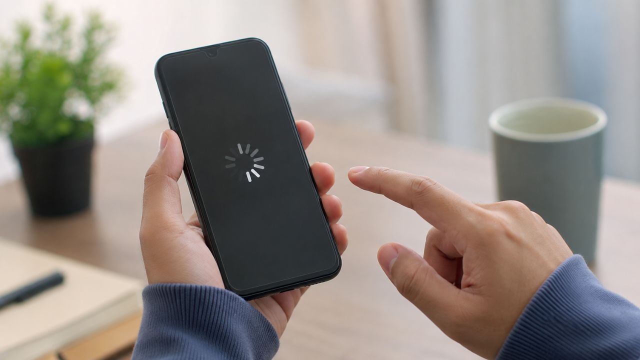 AI generated image of hang phone