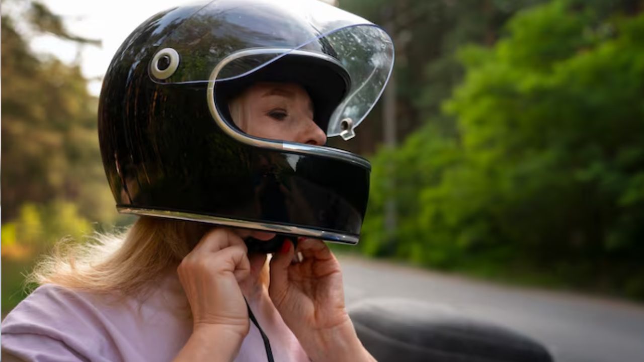 helmet affect skin and hair