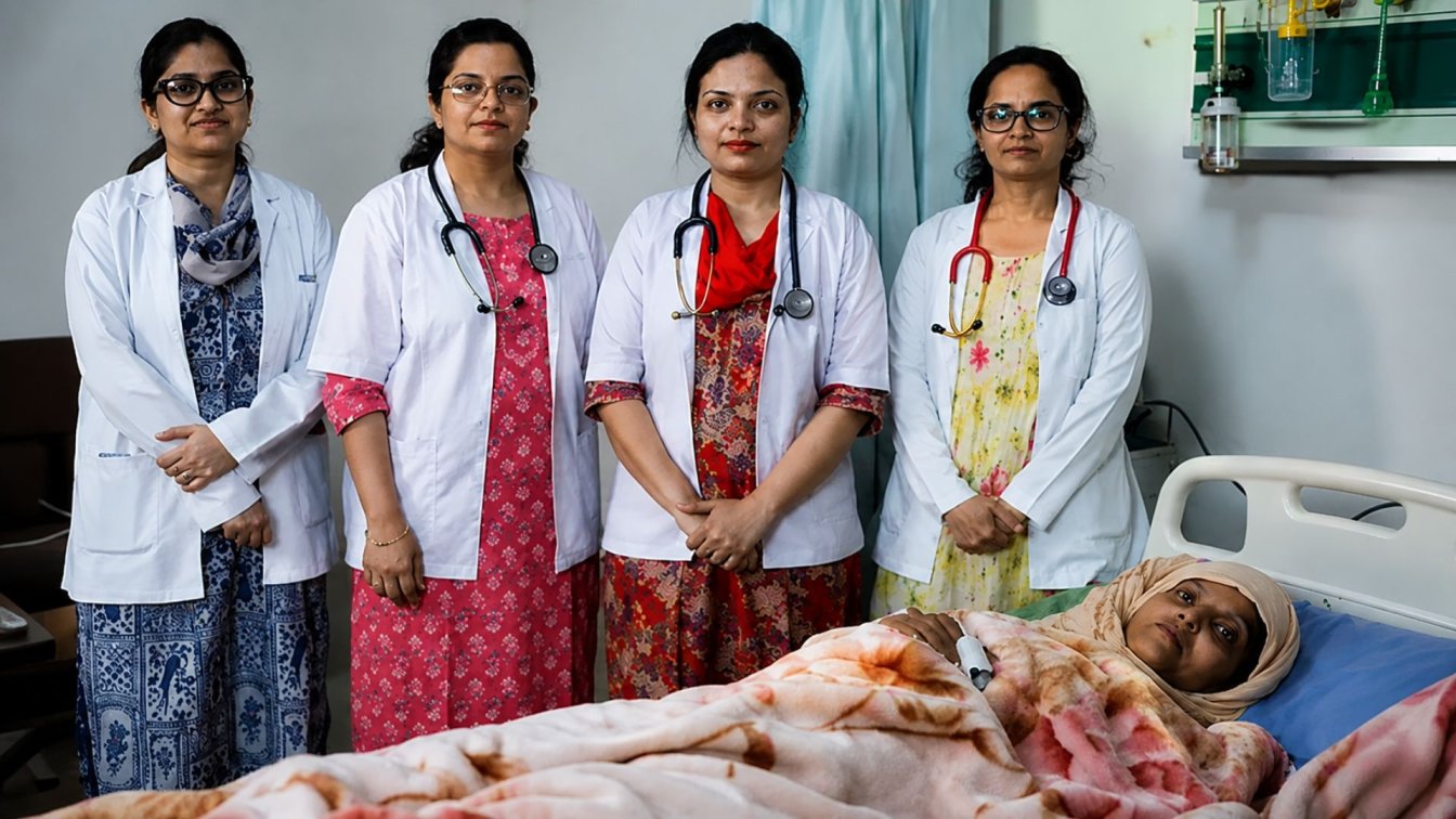 Amina With Doctors