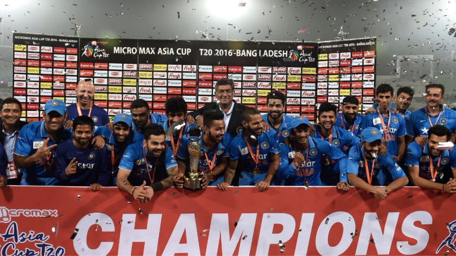 Team India Asia Cup 2016