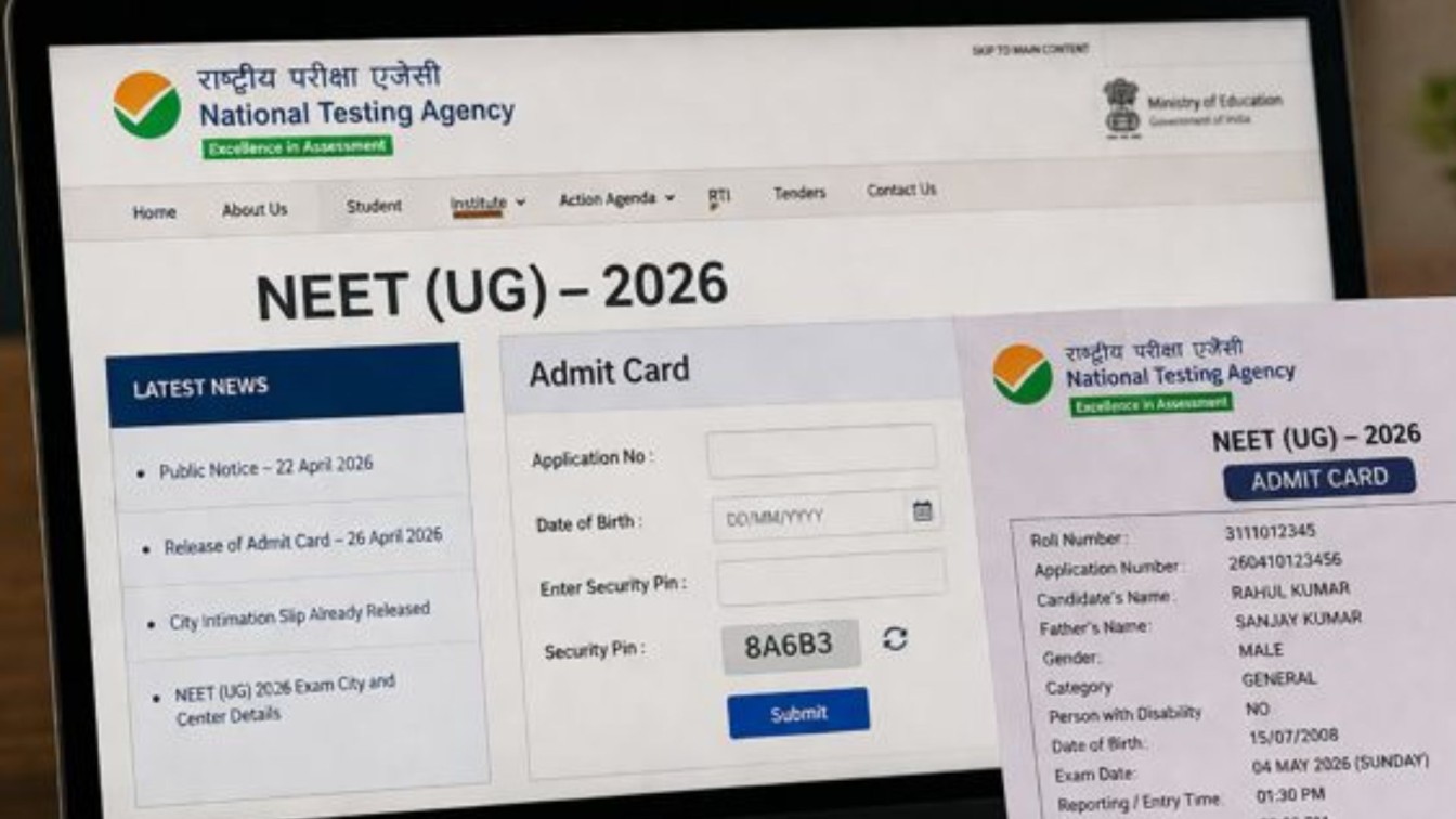 NEET admit card 2026