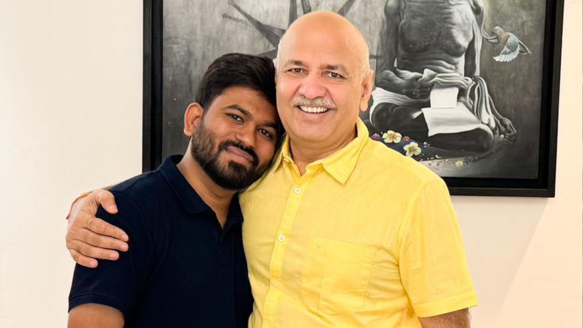 CJP Founder Abhijit Dipke with AAP Leader