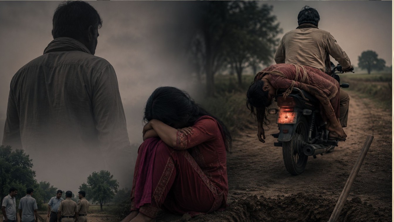 AI image of Father killing gis daughter