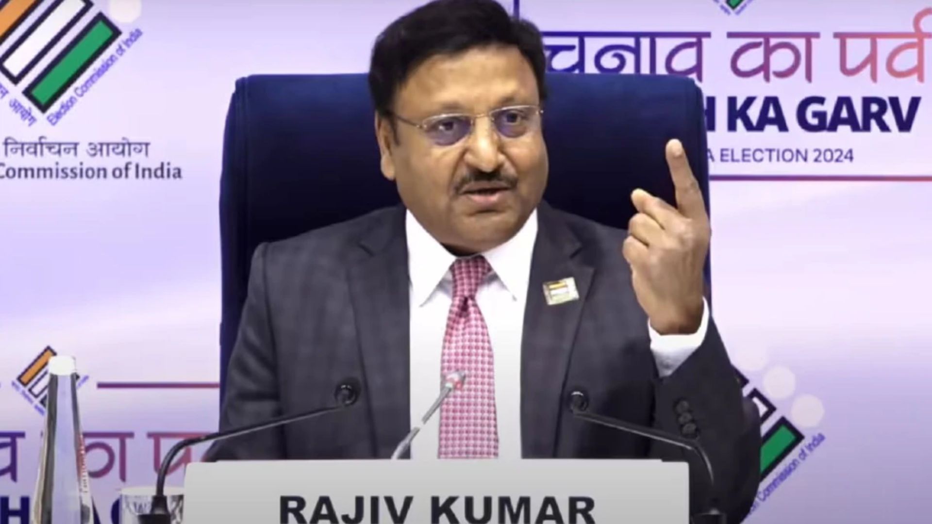 Former CEC Rajiv Kumar