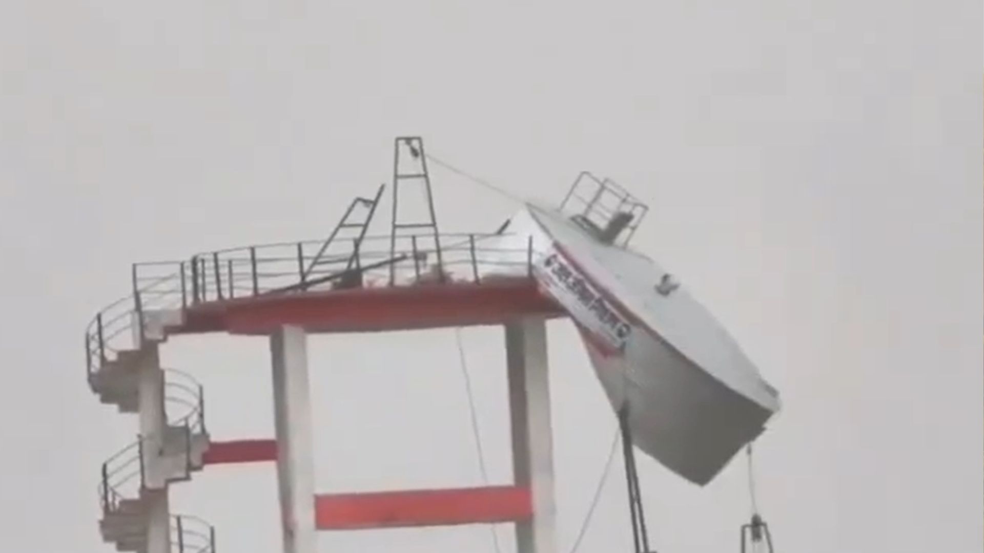 Water Tank Collapse