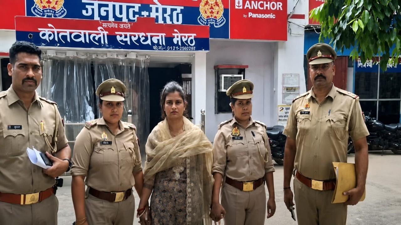  पुलिस हिरासत में ज्योति Photo Credit Social Media