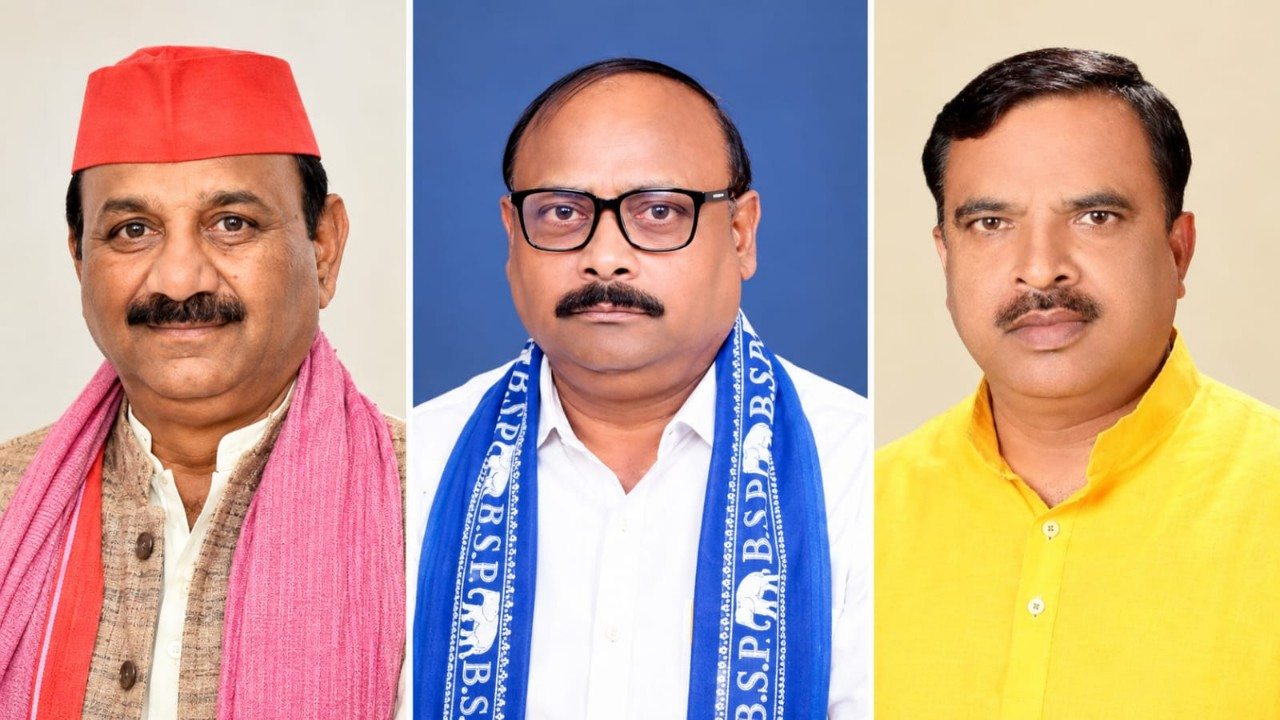 SP: Shyam Lal Pal, BSP: Vishwanath Pal, BJP: Prakash Pal