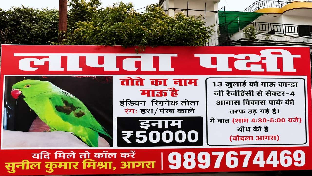  आगरा में लगी होर्डिंग्स Photo Credit Social Media