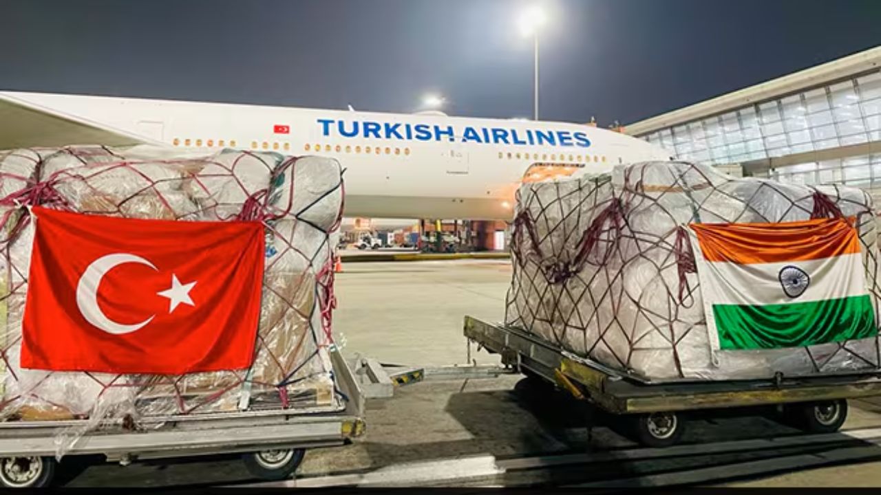 India helps turkey many times 