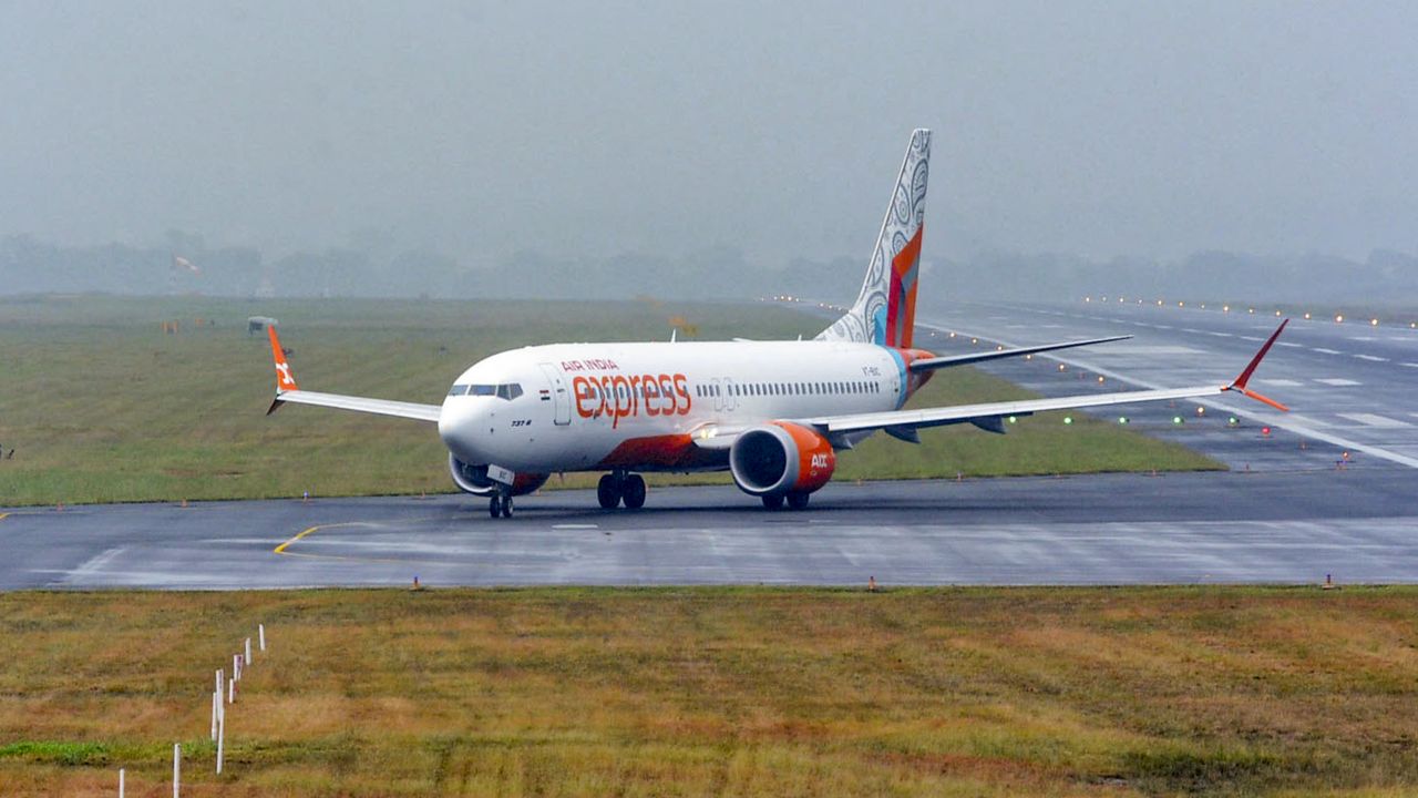 Indore airport runway