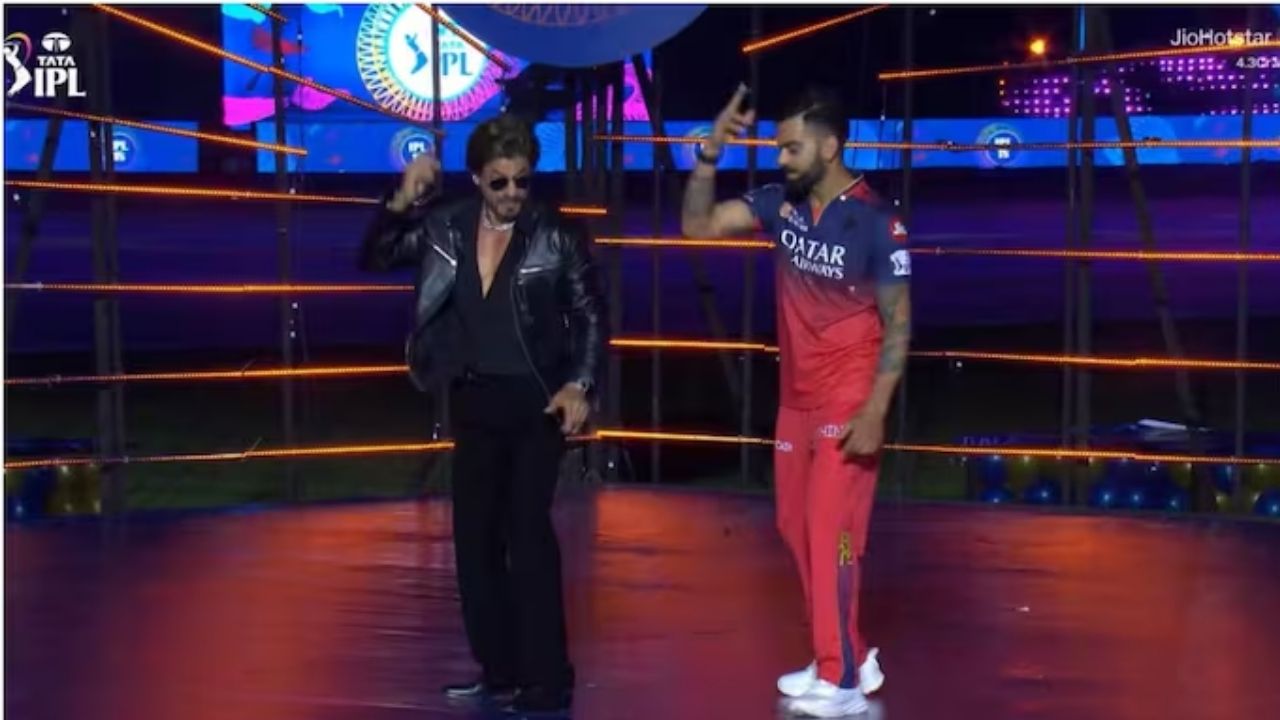 Shahrukh Khan and Virat Kohli