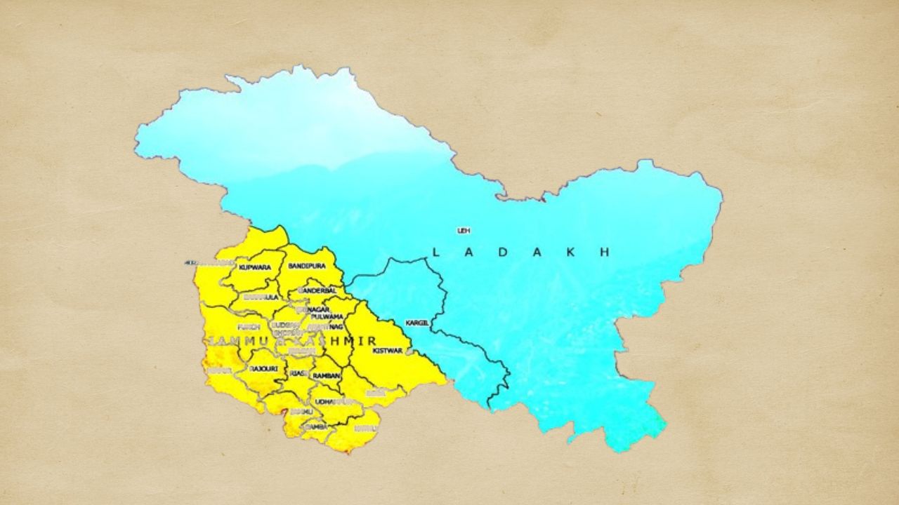 map of jammu kashmir