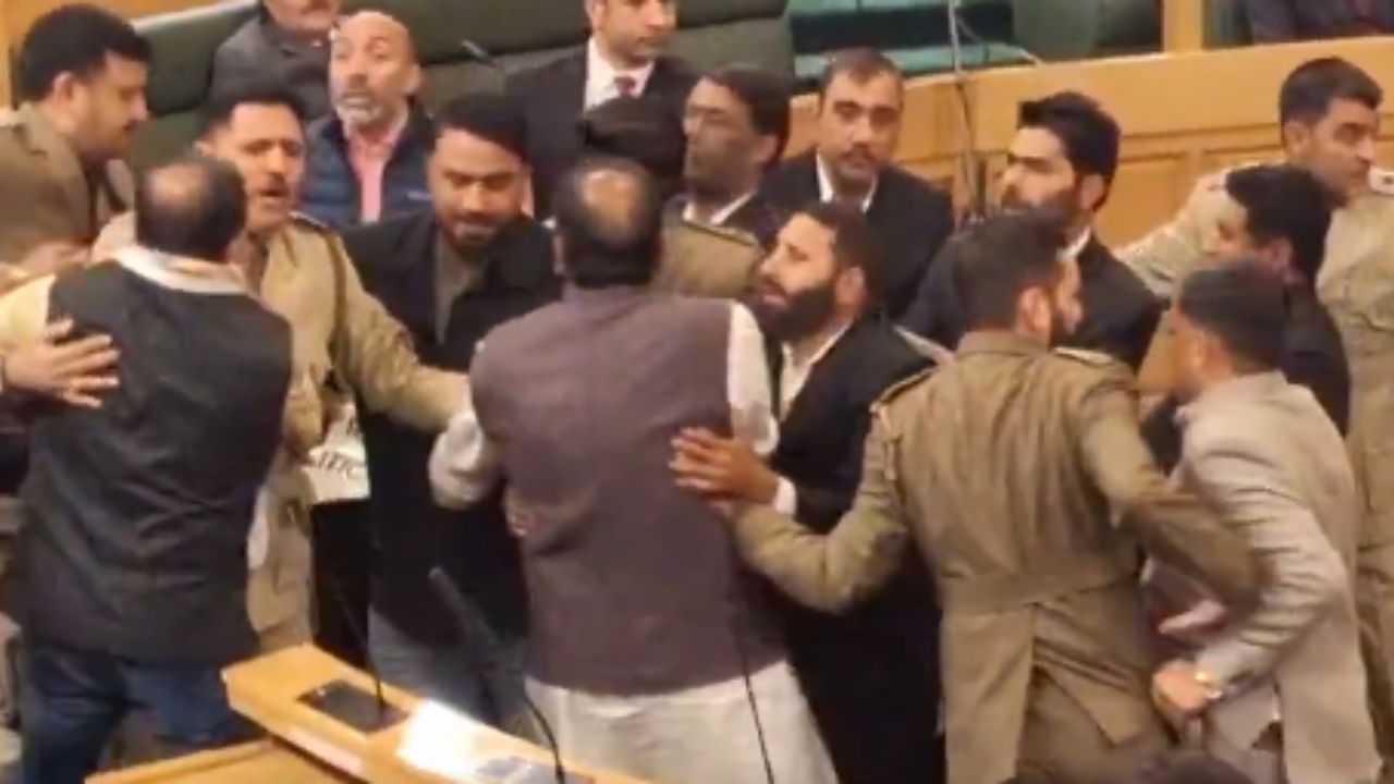 Jammu Kashmir Assembly Ruckus