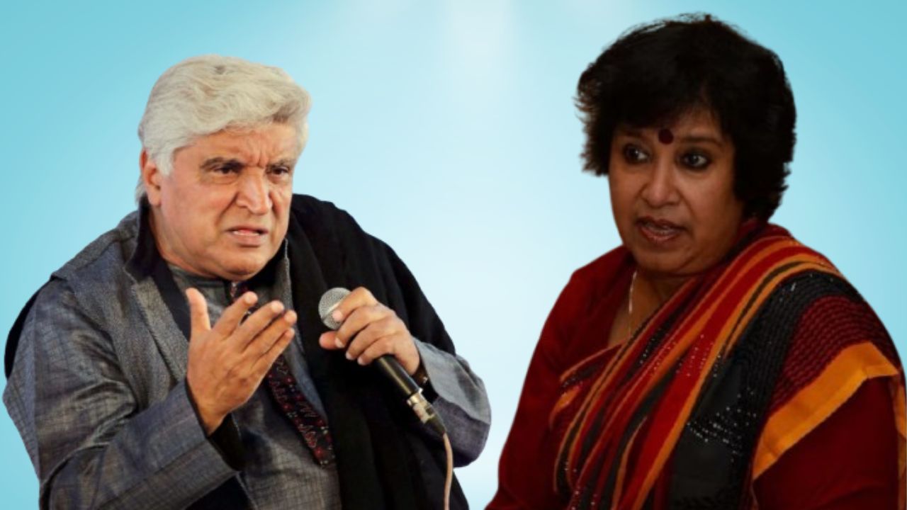 Javed Akhtar and Taslima Nasreen । Photo Credit: Khabargaon