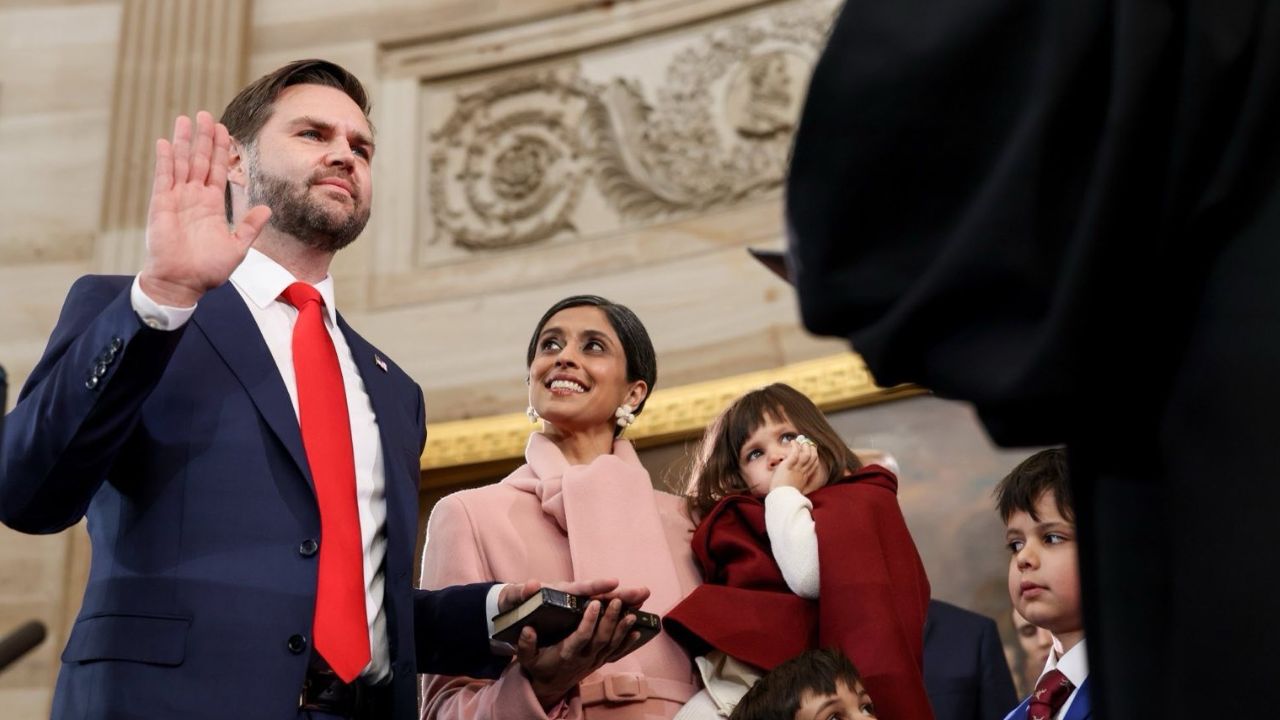 JD Vance and Usha Vance.