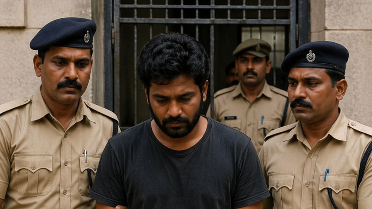 ai generated image of a criminal