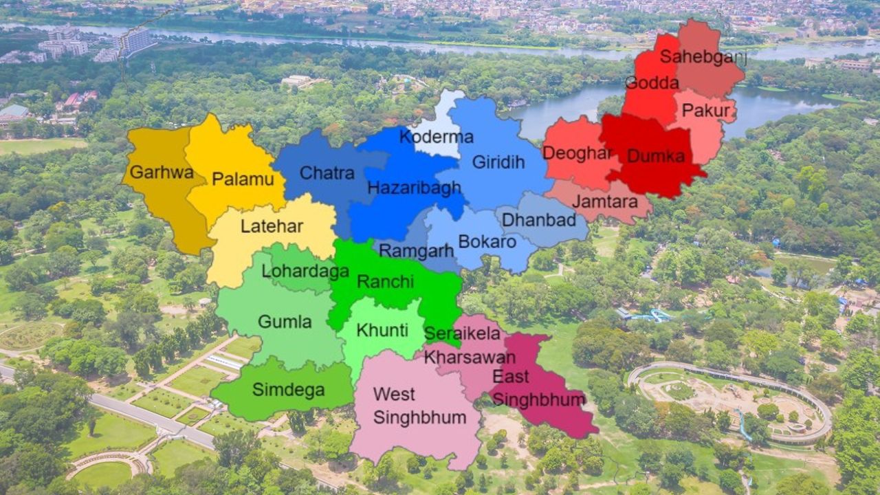 Jharkhand Political Map