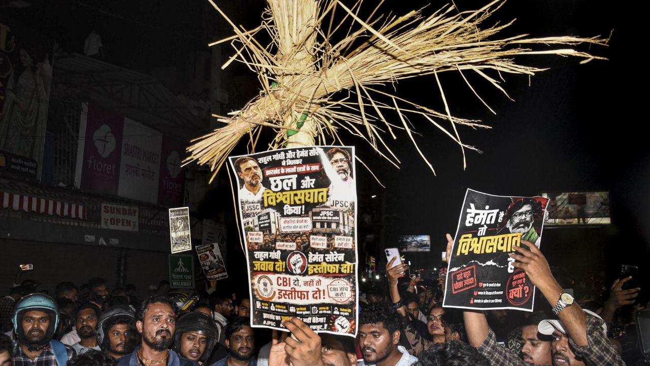 Jharkhand Student Protest PTI