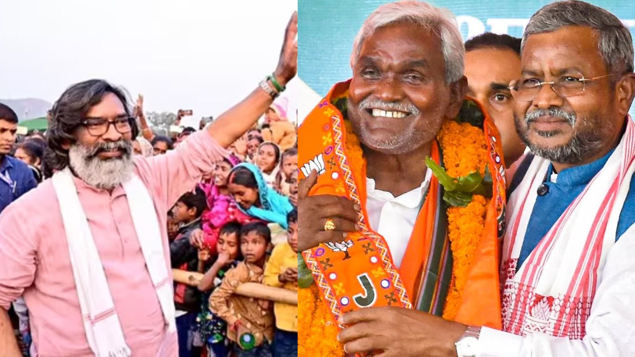 hemant soren, champai soren, babulal marandi