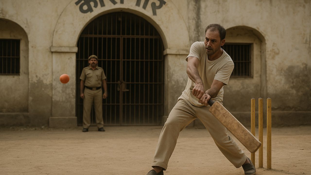 Ai image of Cricket in Prision