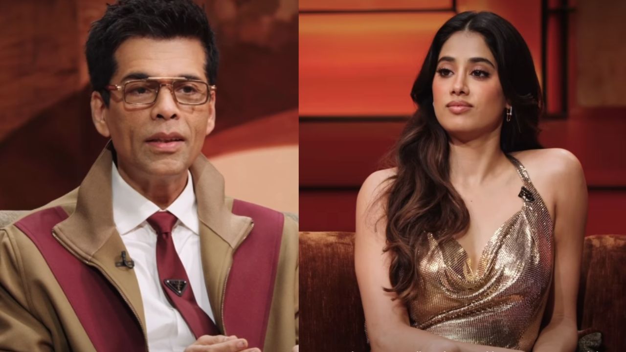 Karan Johar and Janhvi Kapoor