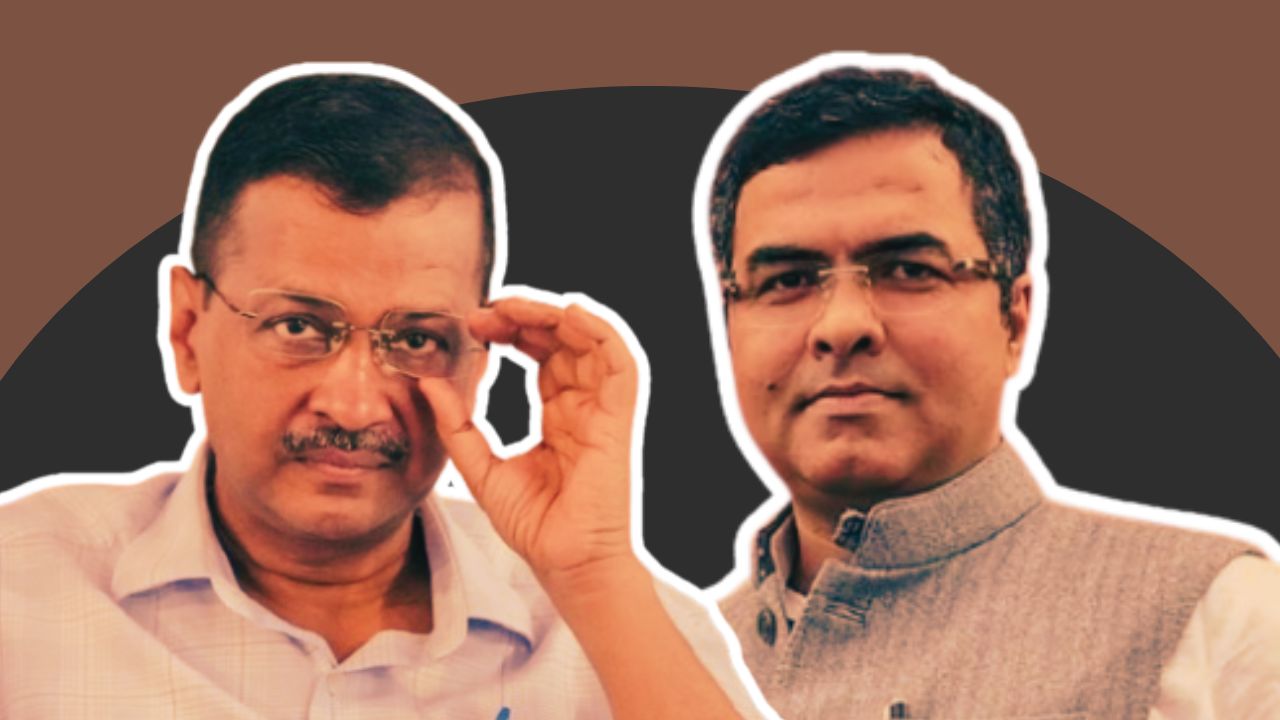 arvind kejriwal and parvesh verma