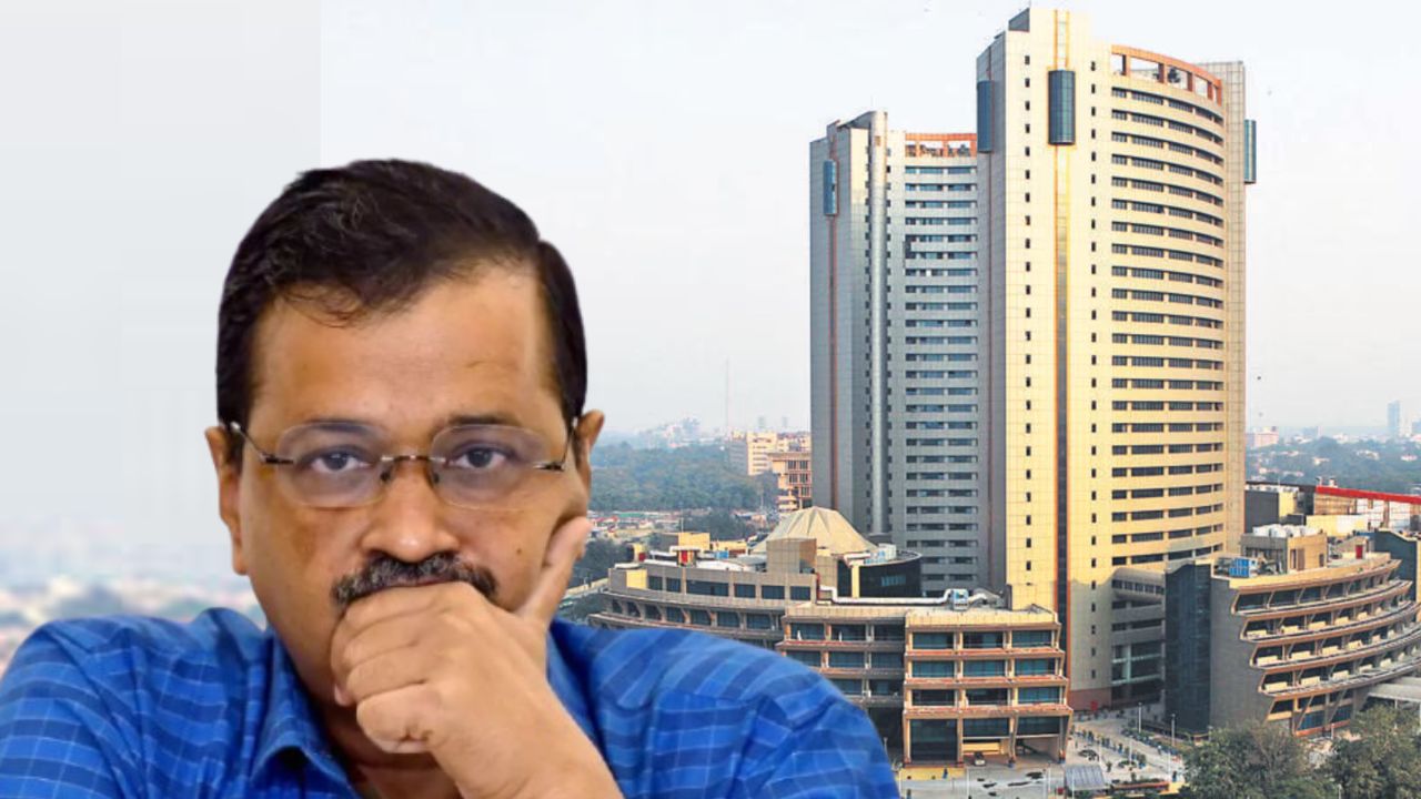 arvind kejriwal and mcd headquarters