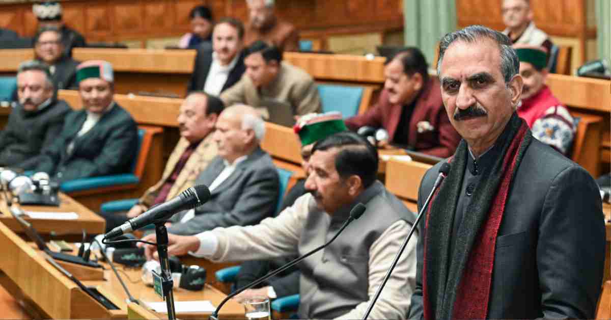 Himachal Pradesh Chief Minister Sukhvinder Singh Sukhu