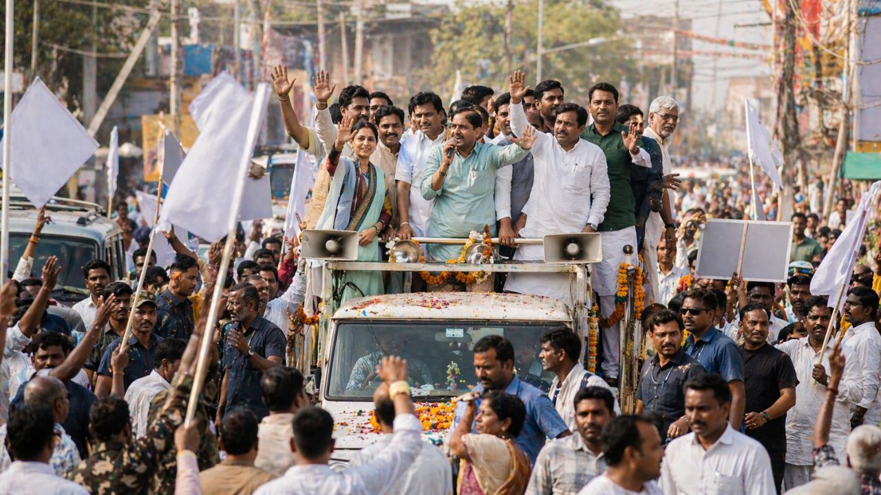 representative image Leaders campaigning for elections