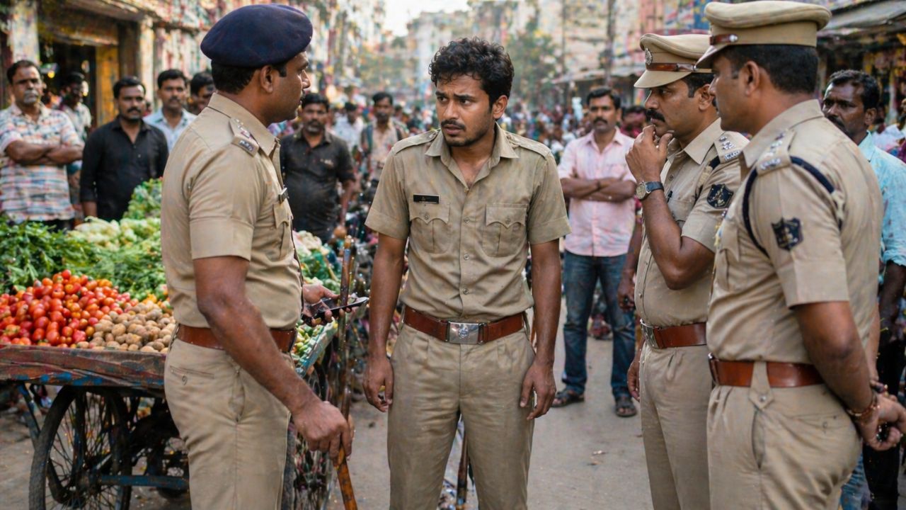 representative image Vegetable Vendor Poses as Police Officer