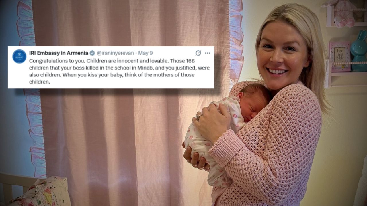 Iran Embassy congratulates Karoline Leavitt over baby news