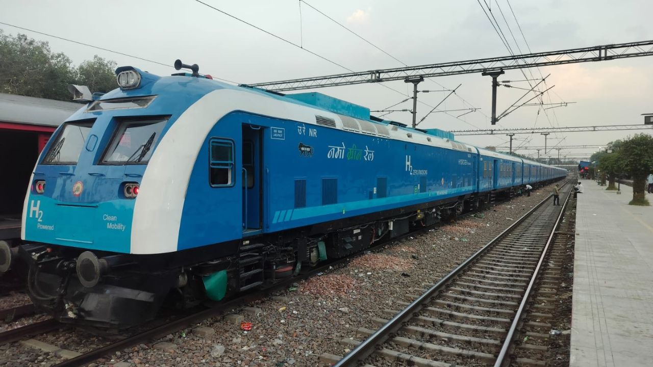India hydrogen train