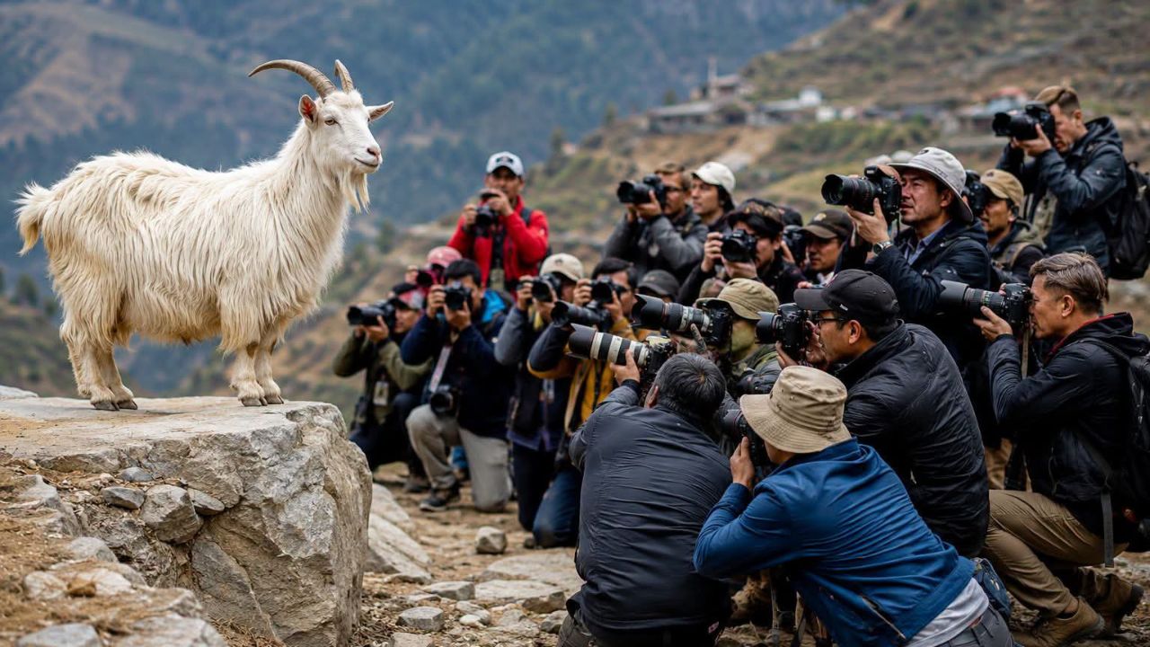 representative image of Kullu miracle goat