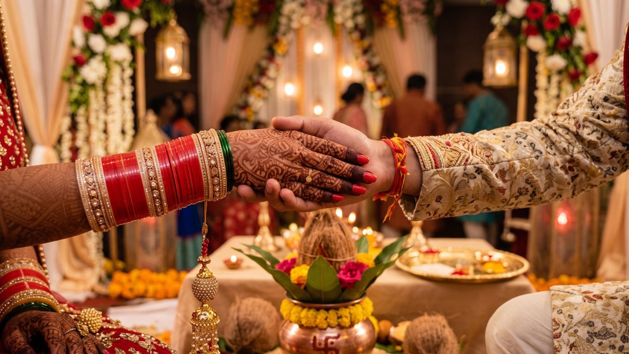 representative image of wedding scene