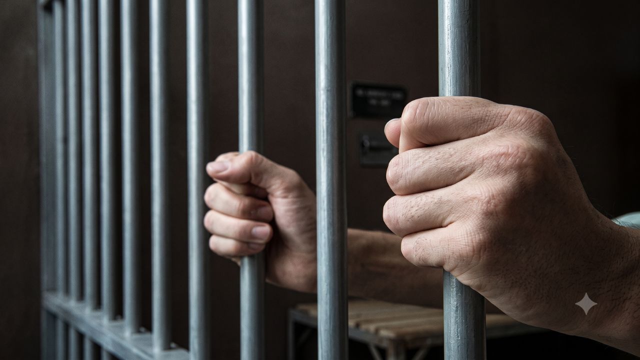 representative image of prisoner in jail