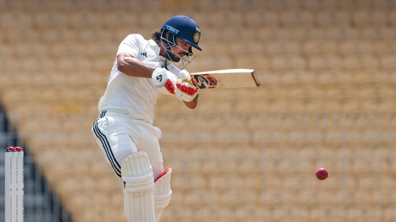 Duleep Trophy 2026 final Ishan Kishan hits century