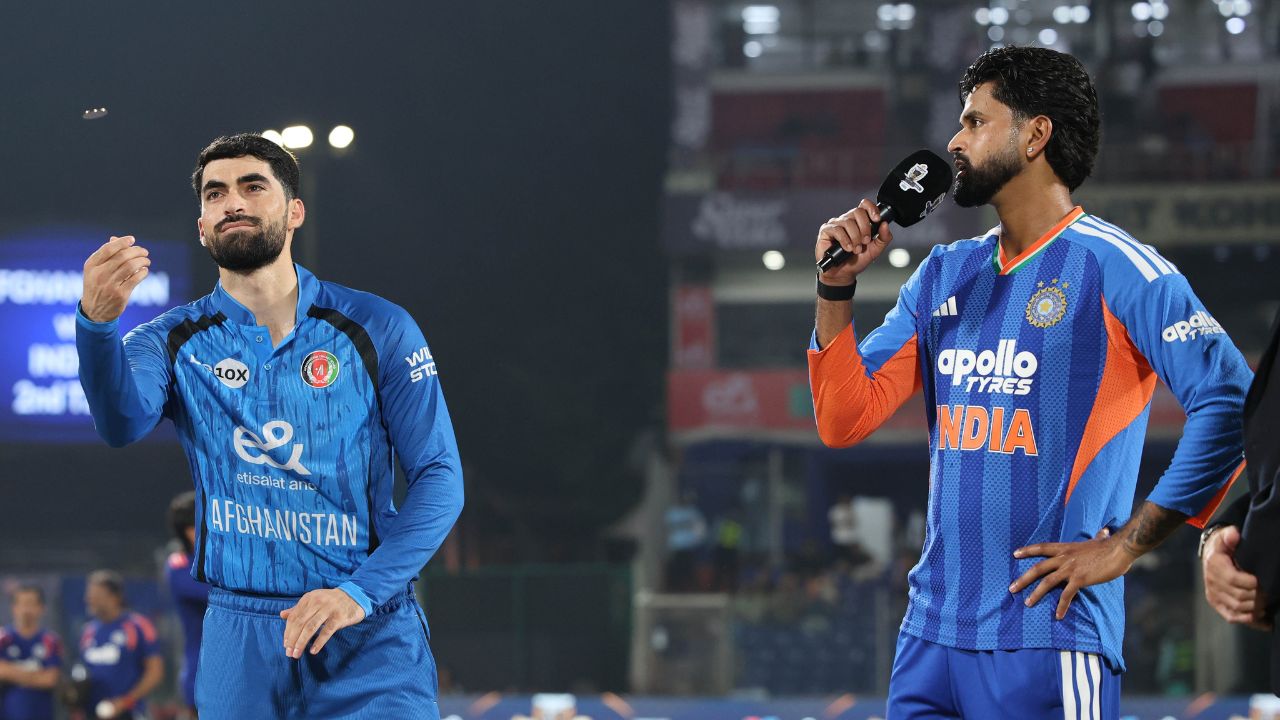 IND vs AFG 2nd T20I Toss and Playing 11