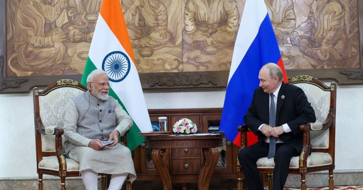 Vladimir Putin and Prime Minister Narendra Modi