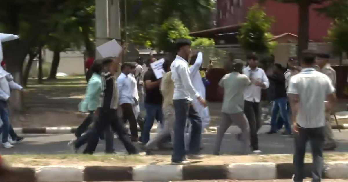 AAP Protest In chandigarh